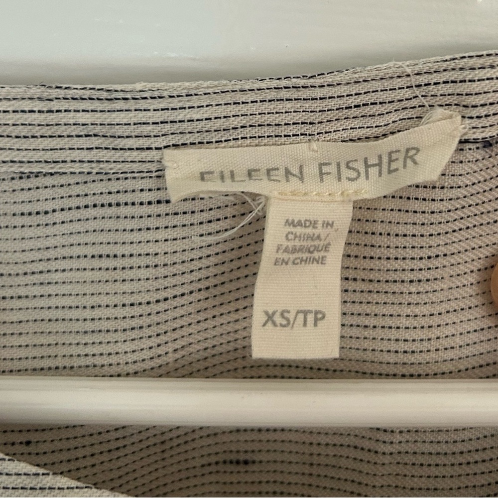 Eileen Fisher Linen Shift Dress - XS - Picture 3 of 6